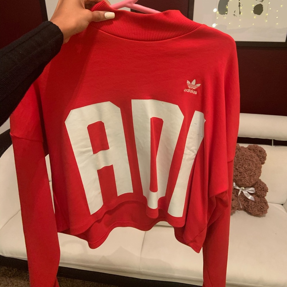 ADIDAS cropped sweater